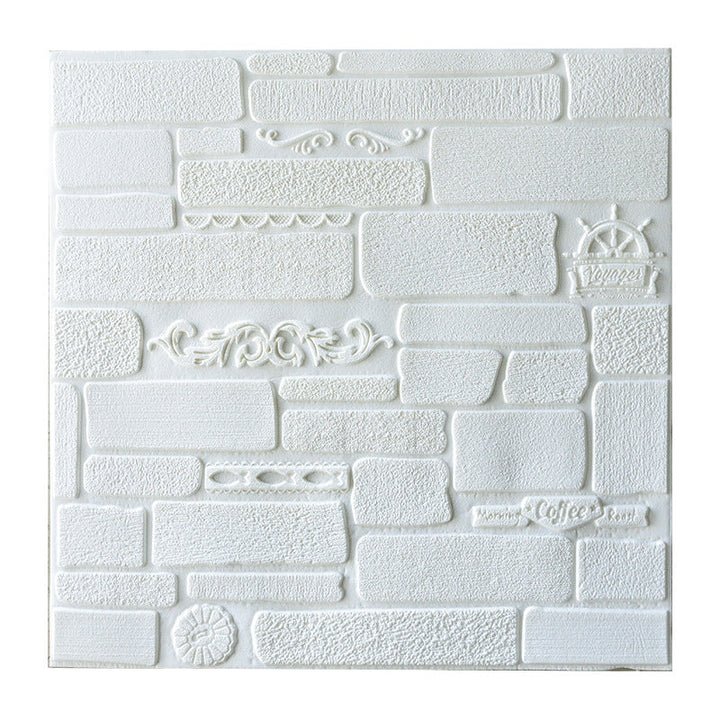 Lisslune | Modern Wall Covering Peel and Stick Brick 3D Print Waterproof Wall Panel