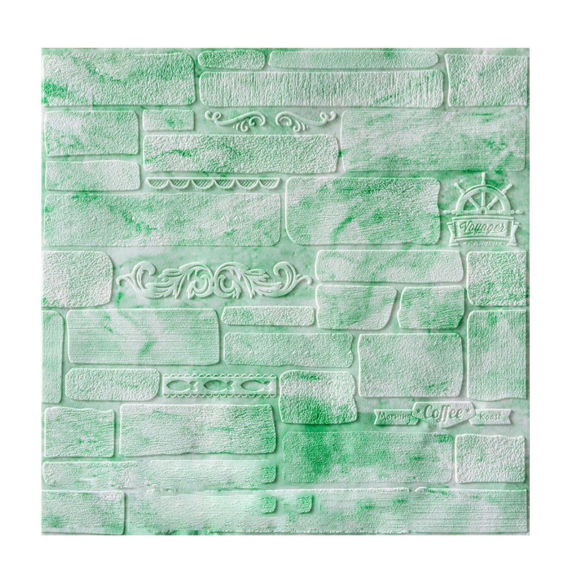 Lisslune | Modern Wall Covering Peel and Stick Brick 3D Print Waterproof Wall Panel