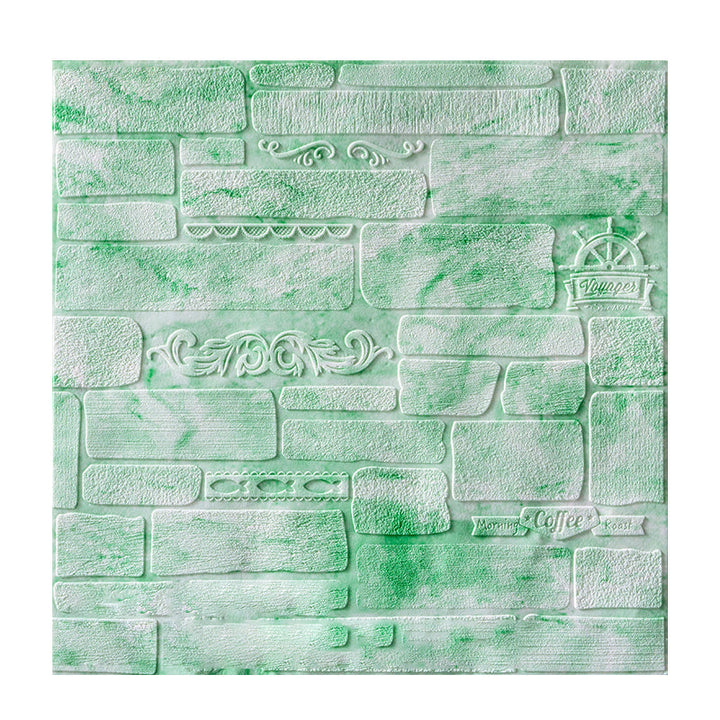 Lisslune | Modern Wall Covering Peel and Stick Brick 3D Print Waterproof Wall Panel