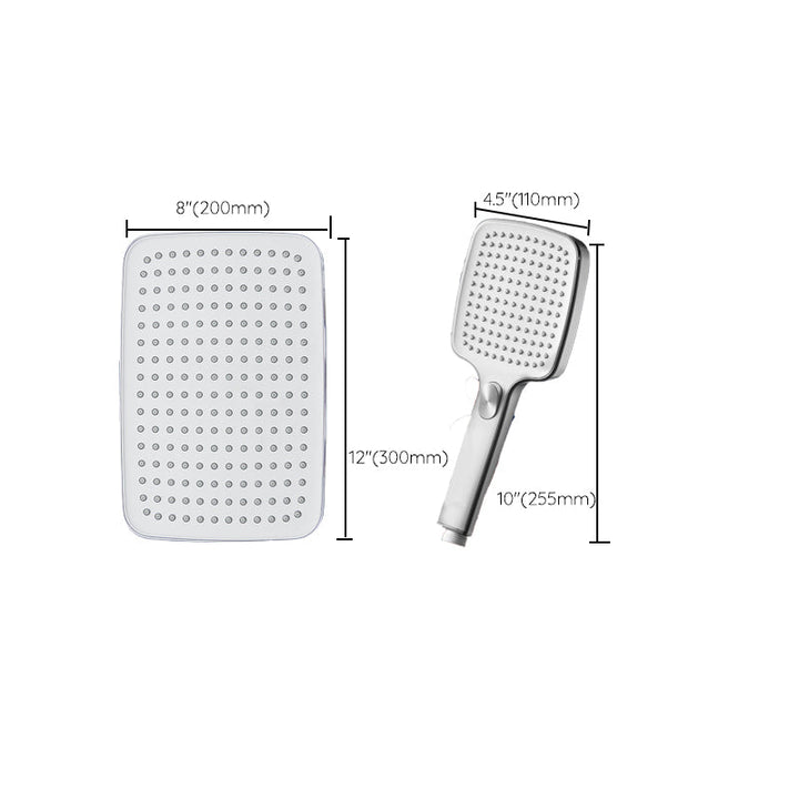 Lisslune | Contemporary Self-Cleaning Hand Shower 3 Spray Types Wall Mounted Hand Shower