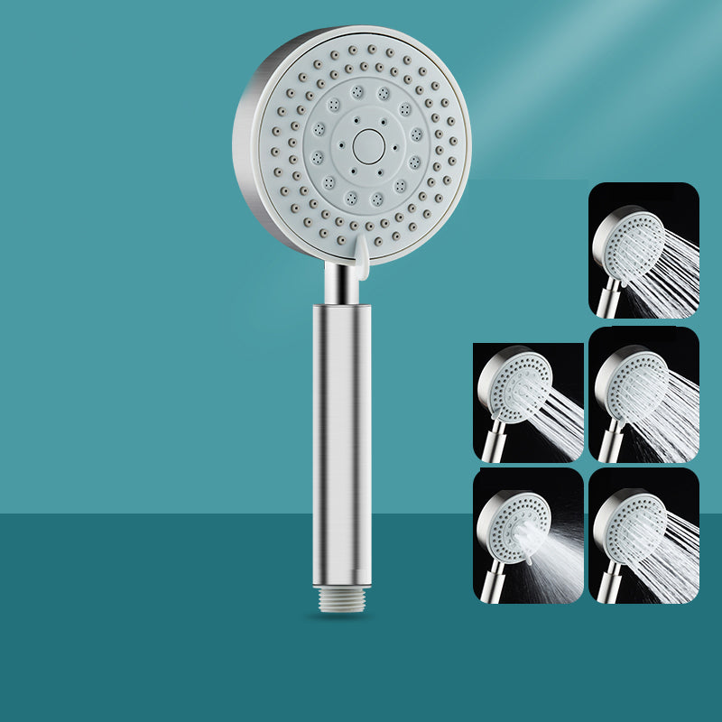 Lisslune | Round self-cleaning hand shower adjustable spray pattern stainless steel hand shower
