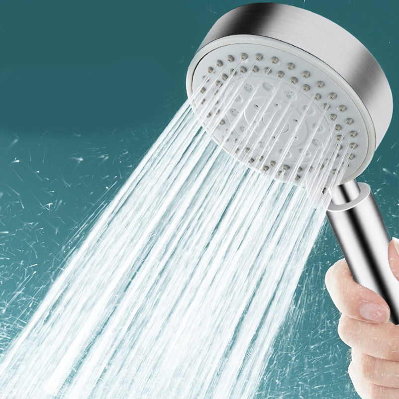 Lisslune | Round self-cleaning hand shower adjustable spray pattern stainless steel hand shower
