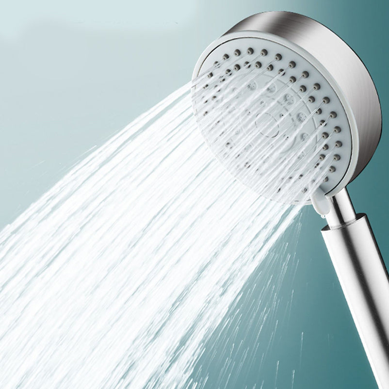 Lisslune | Round self-cleaning hand shower adjustable spray pattern stainless steel hand shower