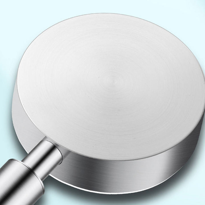 Lisslune | Round self-cleaning hand shower adjustable spray pattern stainless steel hand shower