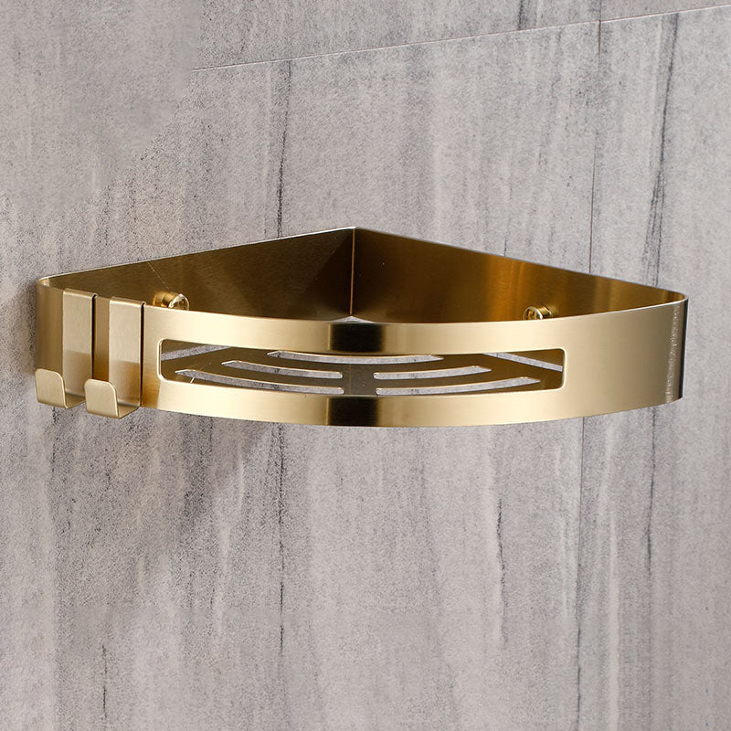 Lisslune | Modern Gold/Silver 3-piece Bathroom Accessory Set, Bath Shelf