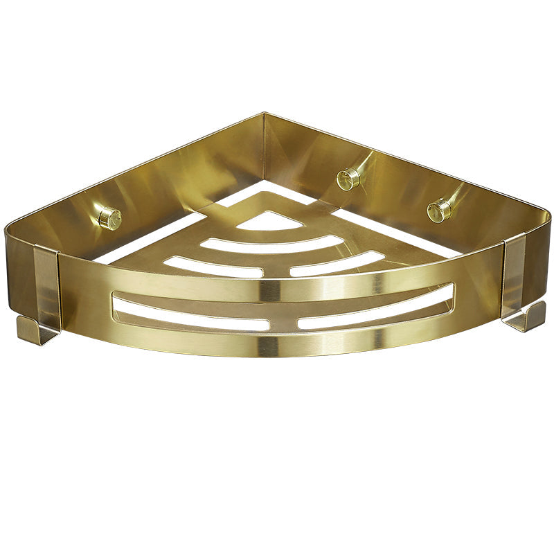 Lisslune | Modern Gold/Silver 3-piece Bathroom Accessory Set, Bath Shelf