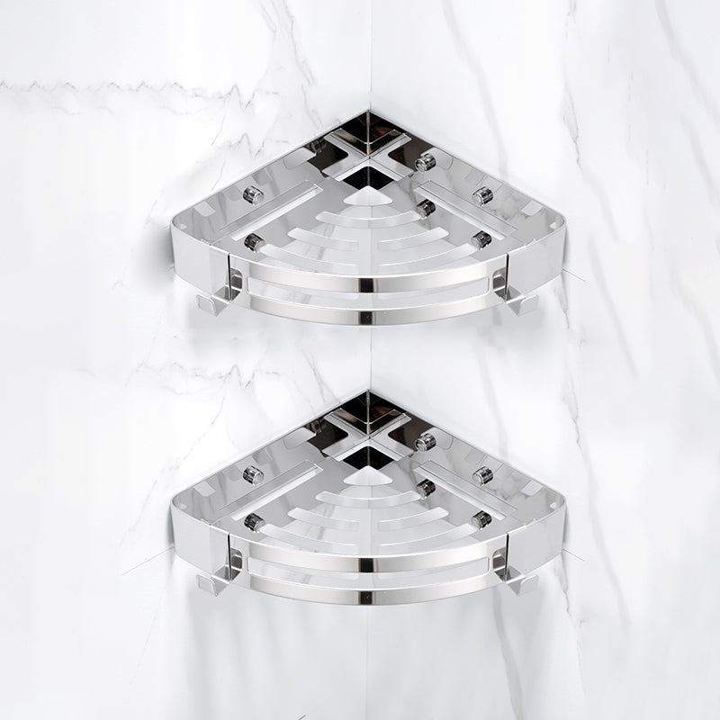 Lisslune | Modern Gold/Silver 3-piece Bathroom Accessory Set, Bath Shelf