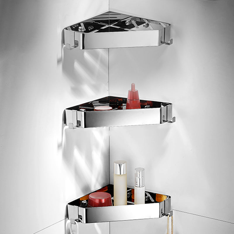 Lisslune | Modern 3-piece bathroom accessory set made of stainless steel, bathroom shelf