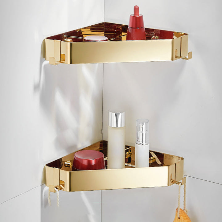 Lisslune | Modern 3-piece bathroom accessory set made of stainless steel, bathroom shelf