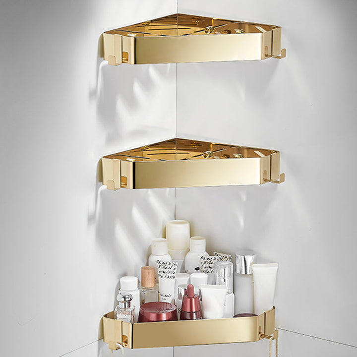 Lisslune | Modern 3-piece bathroom accessory set made of stainless steel, bathroom shelf