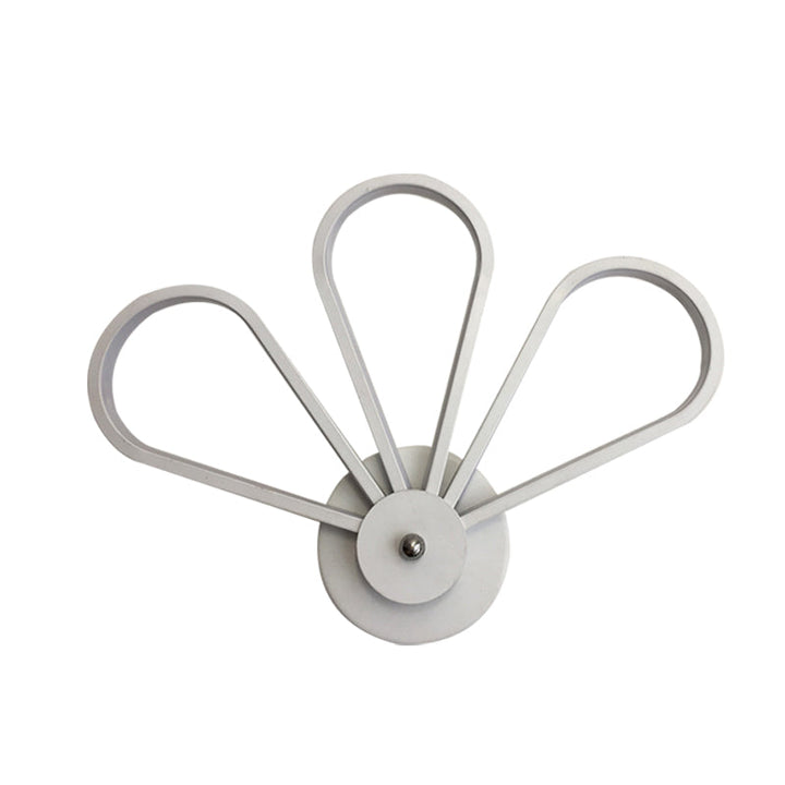 Lisslune | Clover-shaped bedroom wall-mounted lighting acrylic LED modern wall lamp in white