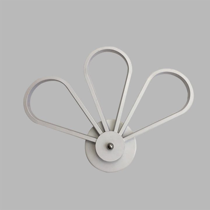 Lisslune | Clover-shaped bedroom wall-mounted lighting acrylic LED modern wall lamp in white