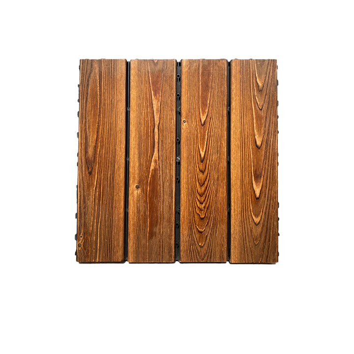 Lisslune | Outdoor composite decking tiles with snap-in stripe detail kit decking tiles