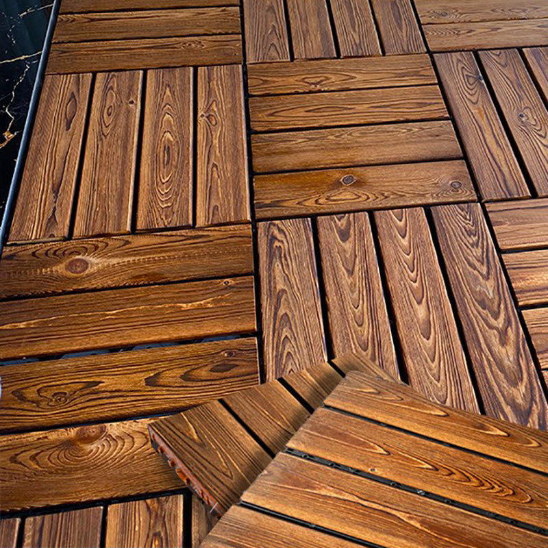 Lisslune | Outdoor composite decking tiles with snap-in stripe detail kit decking tiles