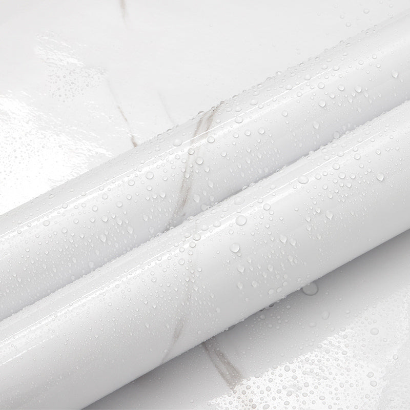 Lisslune | Marble Texture Scratch Resistant Tile PVC Single Peel & Stick Tile for Bathroom Backsplash