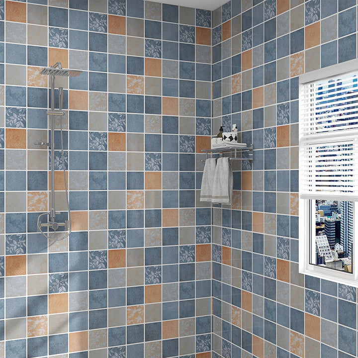 Lisslune | Grid Mosaic Peel & Stick Tile Scratch-resistant Wallpaper for Backsplash