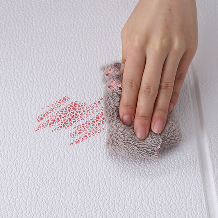 Lisslune | Marbleized scratch-resistant PVC tile peel and stick tile for backsplash wall