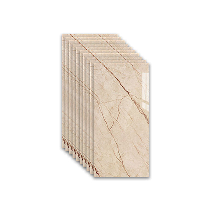 Lisslune | Marbled scratch-resistant PVC tile Peel and stick tile for backsplash wall