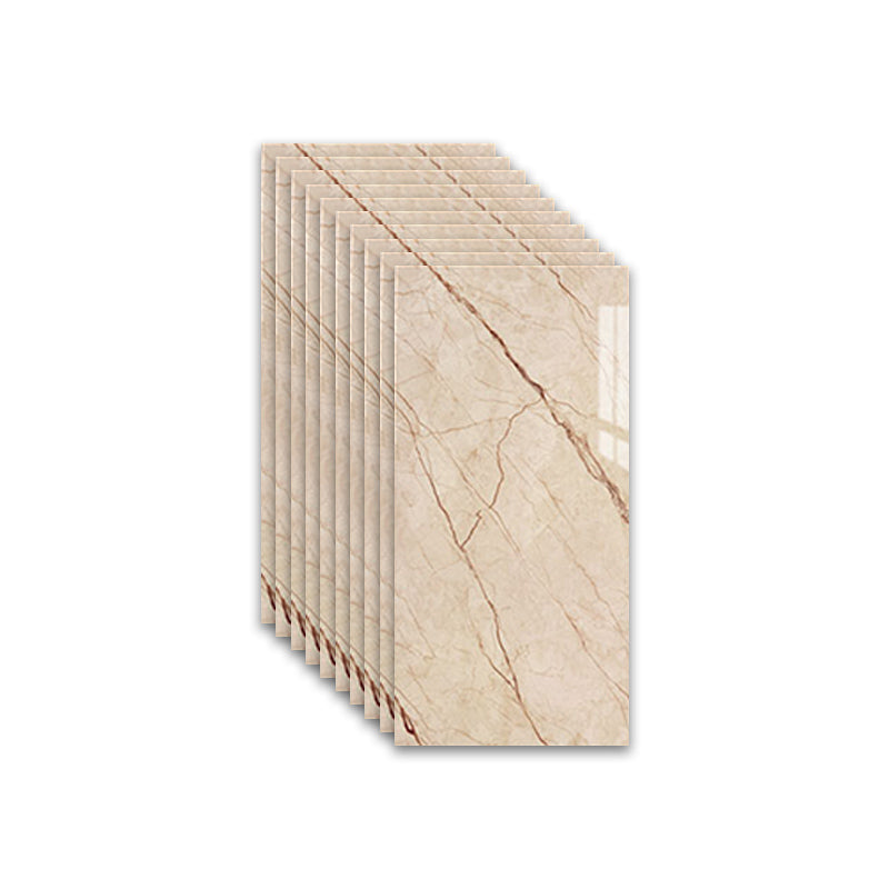 Lisslune | Marbleized scratch-resistant PVC tile peel and stick tile for backsplash wall