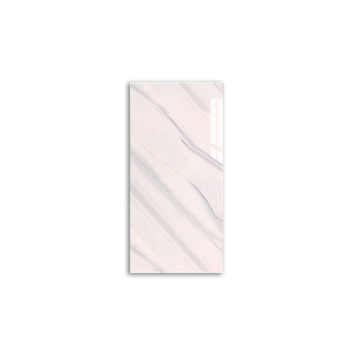 Lisslune | Marbleized scratch-resistant PVC tile peel and stick tile for backsplash wall