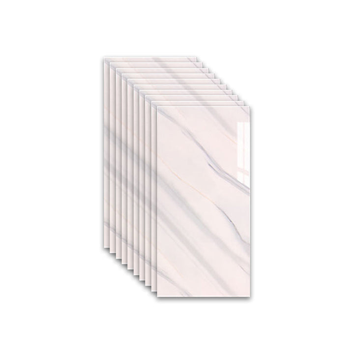 Lisslune | Marbled scratch-resistant PVC tile Peel and stick tile for backsplash wall