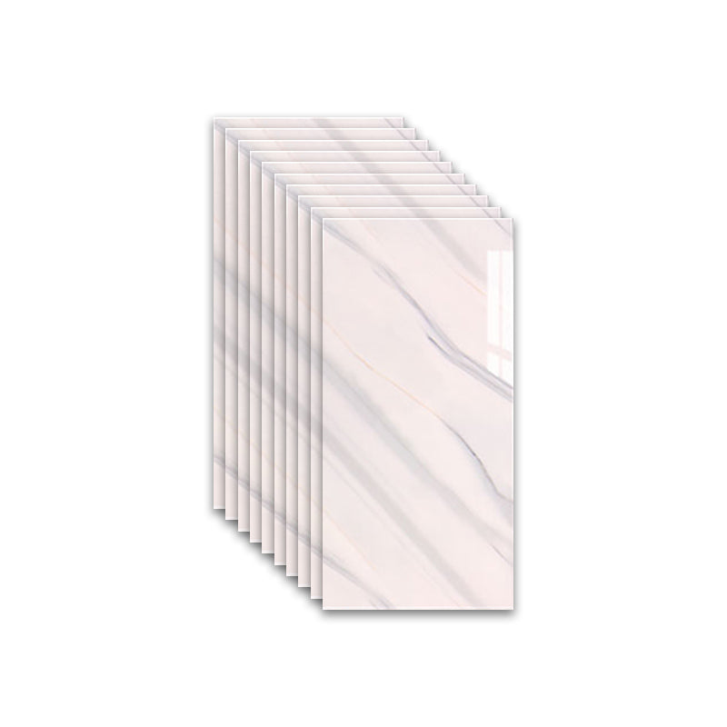 Lisslune | Marbleized scratch-resistant PVC tile peel and stick tile for backsplash wall