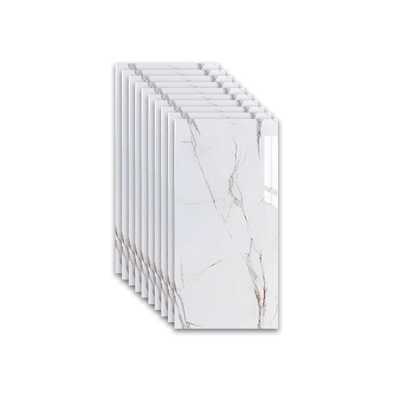 Lisslune | Marbleized scratch-resistant PVC tile peel and stick tile for backsplash wall