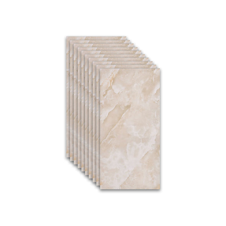 Lisslune | Marbled scratch-resistant PVC tile Peel and stick tile for backsplash wall
