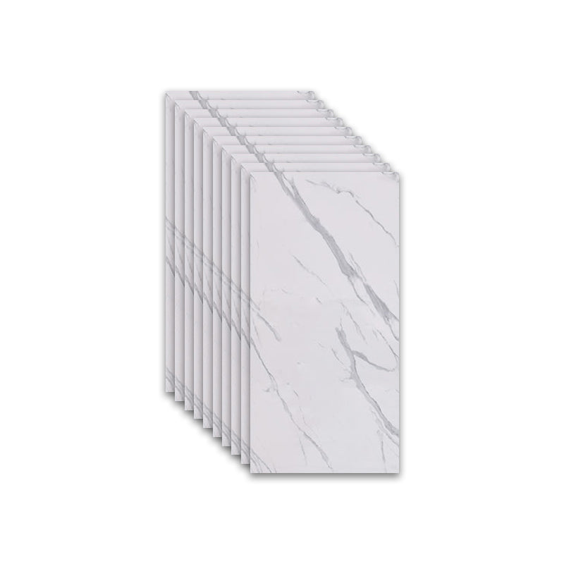 Lisslune | Marbleized scratch-resistant PVC tile peel and stick tile for backsplash wall