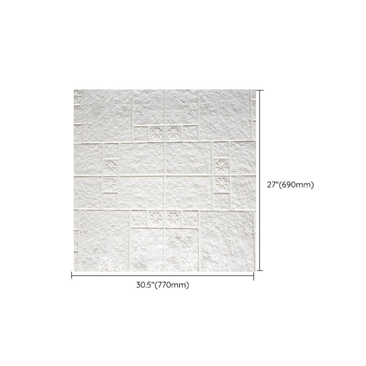 Lisslune | Modern Wall Covering Peel and Stick Waterproof 3D Print Wall Panel