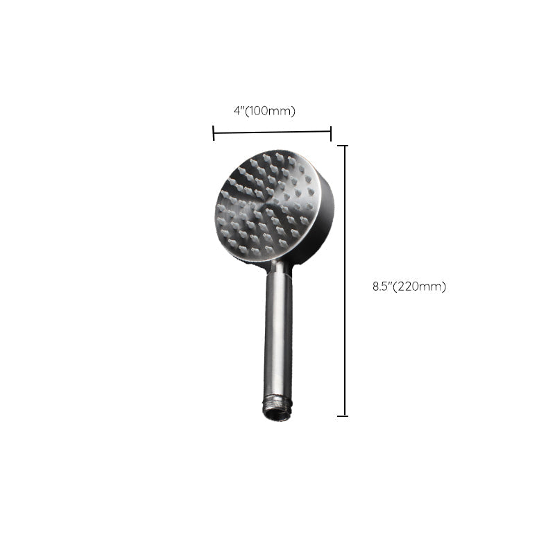 Lisslune | Modern round shower head 304 stainless steel handheld shower head