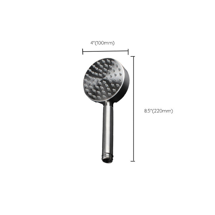 Lisslune | Modern round shower head 304 stainless steel handheld shower head