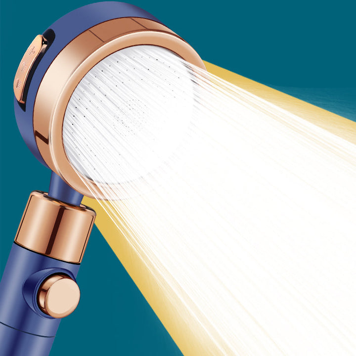 Lisslune | Round Hand Shower Adjustable Water Flow Wall Mounted Shower Head
