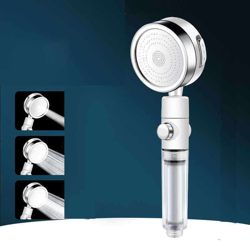 Lisslune | Round Hand Shower Adjustable Water Flow Wall Mounted Shower Head