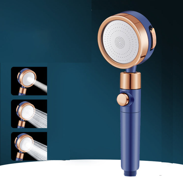 Lisslune | Round Hand Shower Adjustable Water Flow Wall Mounted Shower Head