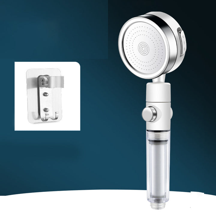 Lisslune | Round Hand Shower Adjustable Water Flow Wall Mounted Shower Head