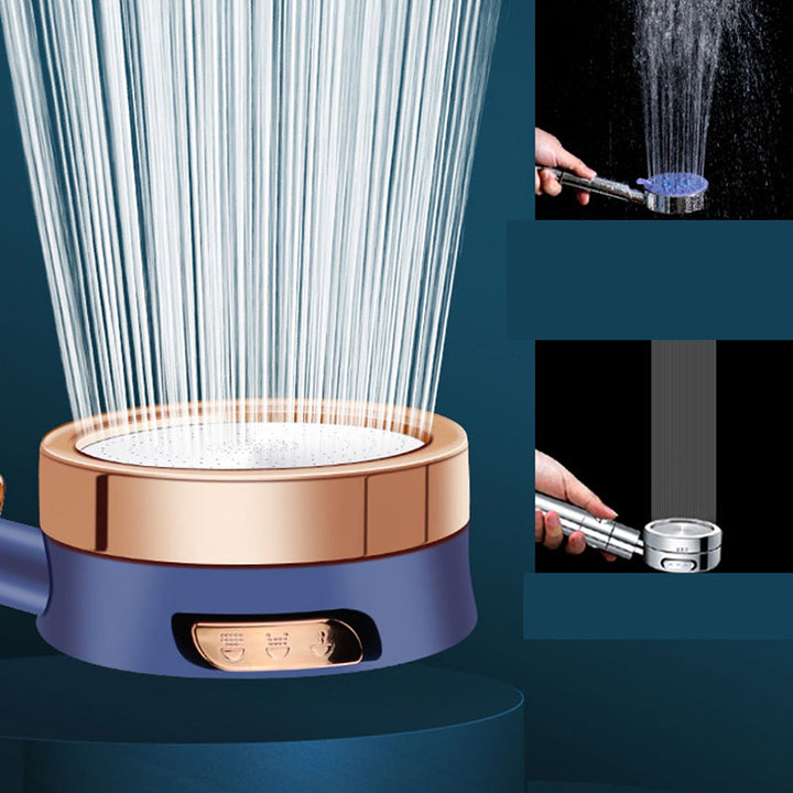 Lisslune | Round Hand Shower Adjustable Water Flow Wall Mounted Shower Head