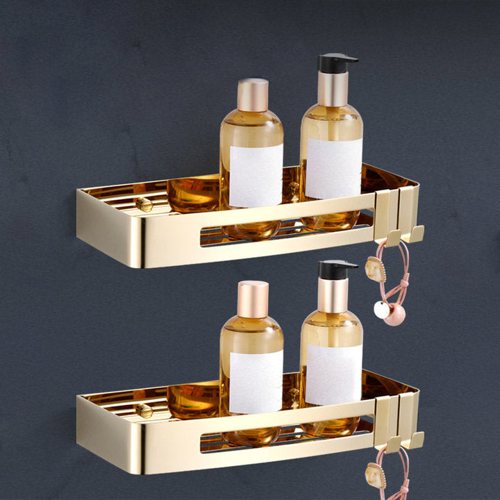 Lisslune | 3-piece modern bathroom accessory set made of stainless steel, bathroom shelf