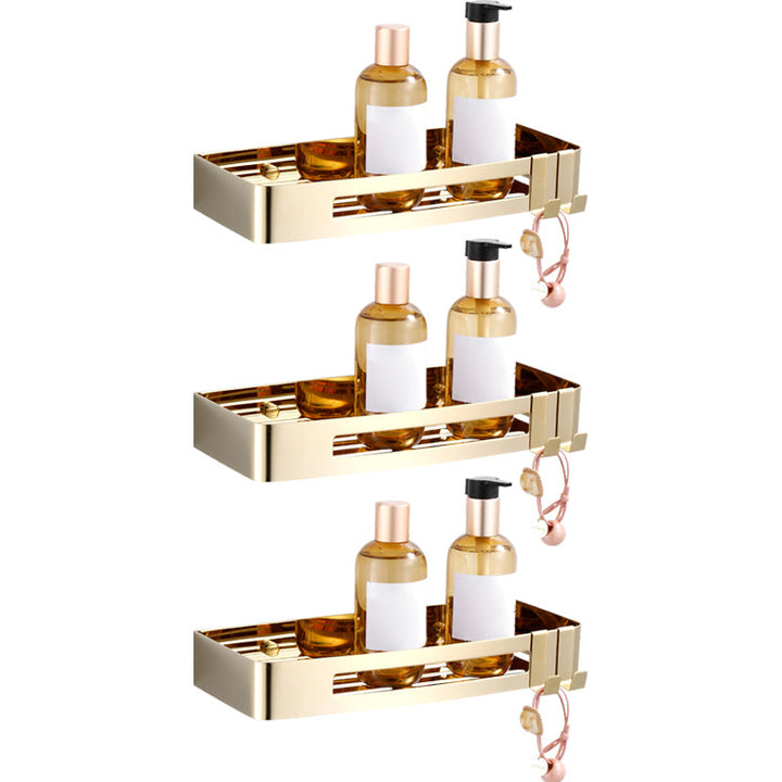 Lisslune | 3-piece modern bathroom accessory set made of stainless steel, bathroom shelf
