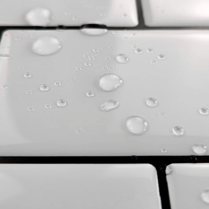 Lisslune | White subway tile Waterproof PVC Peel & Stick tile for backsplash wall