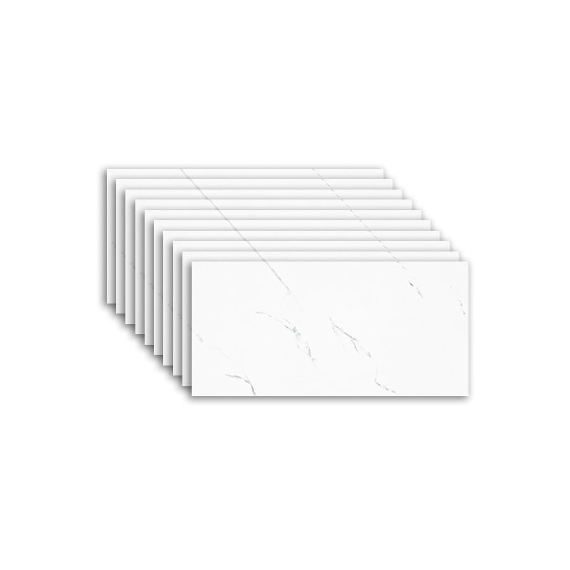 Lisslune | Marbleizing Waterproof Tile PVC Single Peel & Stick Tile for Backsplash