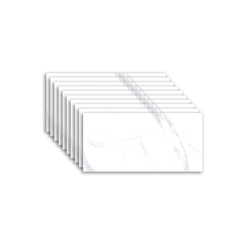 Lisslune | Marbleizing Waterproof Tile PVC Single Peel & Stick Tile for Backsplash