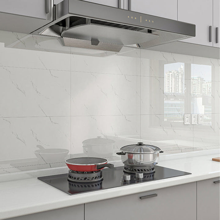Lisslune | Marbleizing Waterproof Tile PVC Single Peel & Stick Tile for Backsplash