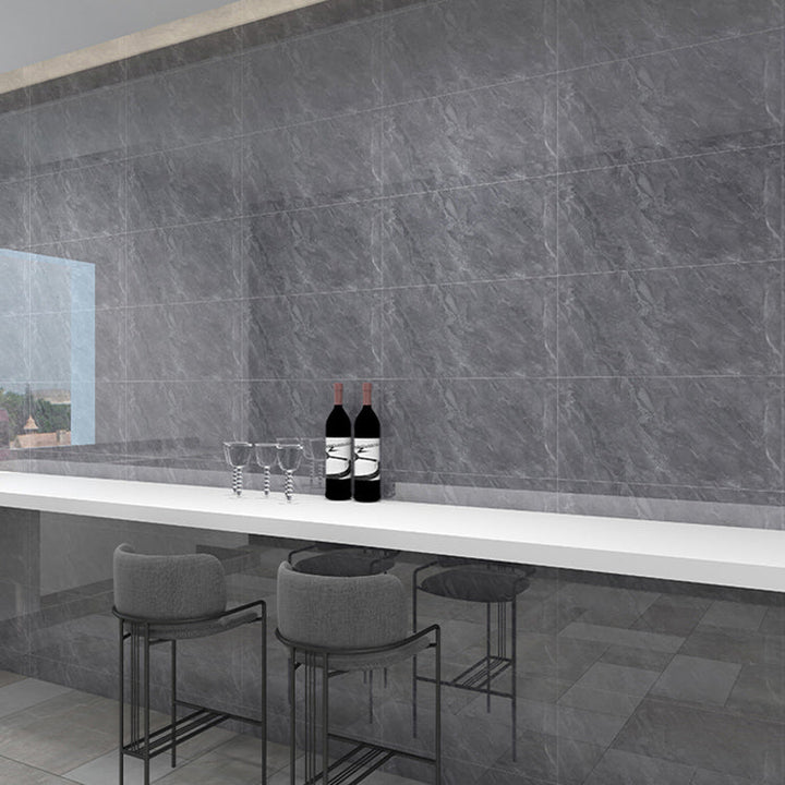 Lisslune | Marbleizing Waterproof Tile PVC Single Peel & Stick Tile for Backsplash