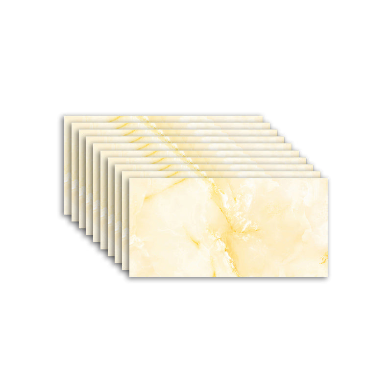 Lisslune | Rectangular Waterproof Tile PVC Single Peel & Stick Tile for Backsplash