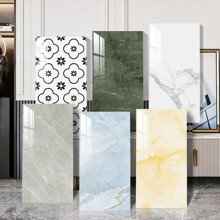 Lisslune | Rectangular Waterproof Tile PVC Single Peel & Stick Tile for Backsplash