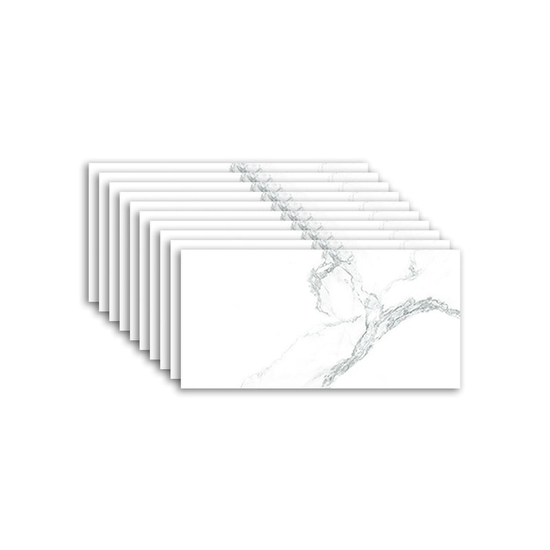 Lisslune | Rectangular Waterproof Tile PVC Single Peel & Stick Tile for Backsplash
