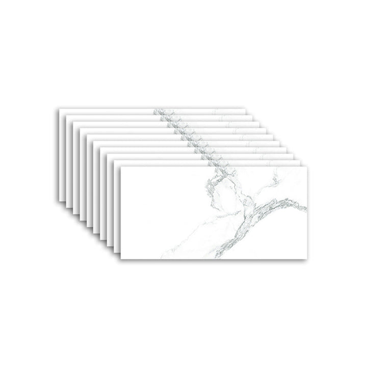 Lisslune | Rectangular Waterproof Tile PVC Single Peel & Stick Tile for Backsplash