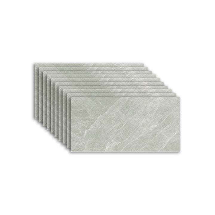 Lisslune | Rectangular Waterproof Tile PVC Single Peel & Stick Tile for Backsplash