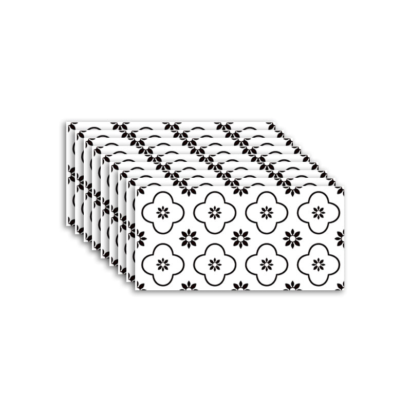 Lisslune | Rectangular Waterproof Tile PVC Single Peel & Stick Tile for Backsplash